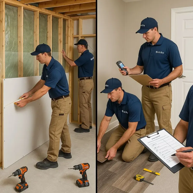 Repairs and Reconstruction process in Huntingdon, TN