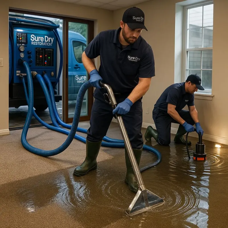 Water Extraction and Removal process in Huntingdon, TN